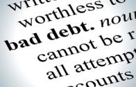"bad debt" highlighted and bold in group of text